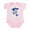 Petal Pink, variant on CafePress - Bite Me Shark Infant Bodysuit - Baby Light Bodysuit, Size Newborn - 24 Months