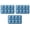 Blue-3pc#001, variant on 2026 New Mini Highland Cow Ice Cube Mold – 6-Cavity Food-Grade Silicone Ice Mold, Cute 3D Cow Ice for Drinks, Parties & Gifts, Flexible Easy Release, Dishwasher Safe (1pc)
