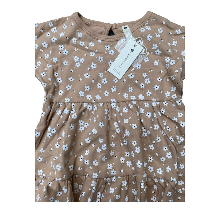 Quincy Mae Tiered Jersey Dress Set - Dotty Mauve