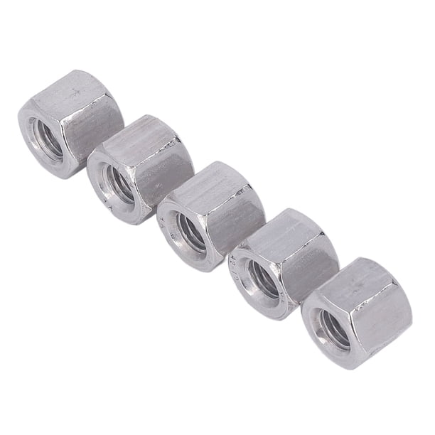 Tuerca De Acoplamiento Hexagonal, Montaje Fácil Y Resistente, 10 Piezas Tuerca De Conector Hexagonal De Acero Inoxidable M10 Para Pernos Prisioneros