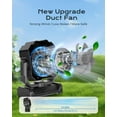 thumbnail image 3 of Portable Misting Fan with Remote, 24000mAh Rechargeable Cooling Fan for Outdoors & Indoor Use, 3 of 6