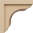 thumbnail image 3 of 10"W x 10"D x 10"H Wide Warren Rough Cedar Woodgrain TimberThane Corbel, Primed Tan, 3 of 6