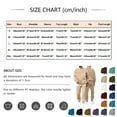 thumbnail image 2 of Nokdvo Sweat Suits for Men Long Sleeve Crewneck Suits Stretchy Solid Color Tracksuits with Pockets Casual Jogger Trendy Relaxed Fit Athletic Tops and Pants Sweatsuits,Khaki L, 2 of 4