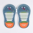 thumbnail image 3 of Zapato Elástico de Silicón Cordón de Juego Decorativos de Dormitario Blanco Zulema Cordones de silicona para niños, 3 of 8