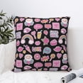 thumbnail image 4 of Yiaed Elements Print Pillow Covers Super Soft Decorative Square Throw Pillow Covers Case Cushion Covers for Sofa Couch Bedroom Car Decor（No pillow core）-20"x20", 4 of 7