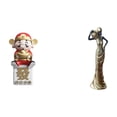 thumbnail image 1 of Figura de escritorio de de dibujos animados, figura de resina de una mujer africana, estatua tribal, ideal para regalar, decora, 1 of 8