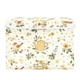 thumbnail image 7 of Yayeee Collapsible Cube Storage Bin with Lid Fabric Closet Decorative Basket with Handles, Birds Sunflowers, 7 of 7
