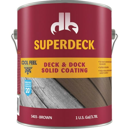 Duckback SUPERDECK Cool Feel Deck & Dock Stain (Best Way To Apply Deck Stain)