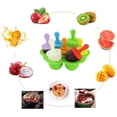 thumbnail image 2 of 7 Ice Cream Molds Silicone Ice Lolly Ice Lollipop on Handle Set Popsicle Molds Set, 2 of 4