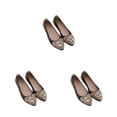 thumbnail image 1 of Mocasines de diamantes de imitación Minnieouse para mujer zapatos de fiesta para banquetes y niñas toboganes de punta estrecha Type1 NO1, 1 of 1