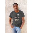 thumbnail image 2 of Halloween Funny Cat Witch Mens T Shirt, 2 of 5