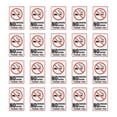 thumbnail image 1 of Etiquetas adhesivas de advertencia Uxcell 5x7" Paquete de 20 pegatinas de no fumar y vapear, 1 of 5