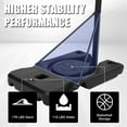 thumbnail image 4 of Adjustable Basketball Hoop 5.58–10FT, Outdoor Portable Basketball System with PC Backboard & Heavy Base, for Adults & Kids, Height Adjustable Goal for Driveway, Backyard, Indoor Use with Wheels, 4 of 7