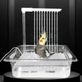 thumbnail image 2 of Automatic Bath Shower for Small Medium Birds - Effortless Circulation, Moisturizing & Hydrating Design, Durable ABS Construction for Parakeet, Conure, Budgie, Cockatiel, Lovebird, 2 of 9
