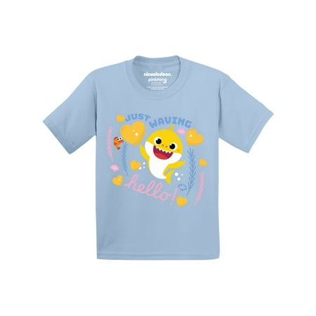 

Sharky Love Shirt for Baby Girls Boys - 6m 12m 18m 24m Baby Shark Tee - Just Waving Hello