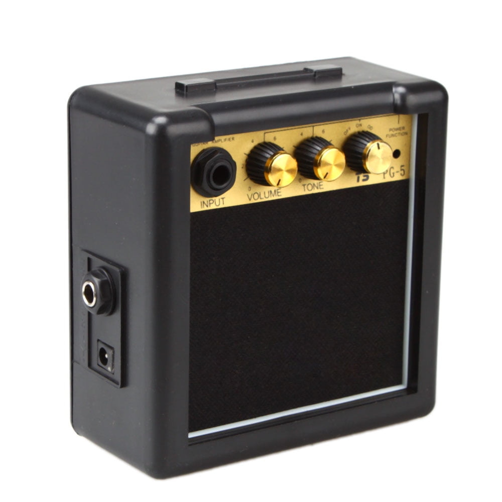 GT 5W Portable Mini Electric Guitar Amplifier Black And Golden Suitable 