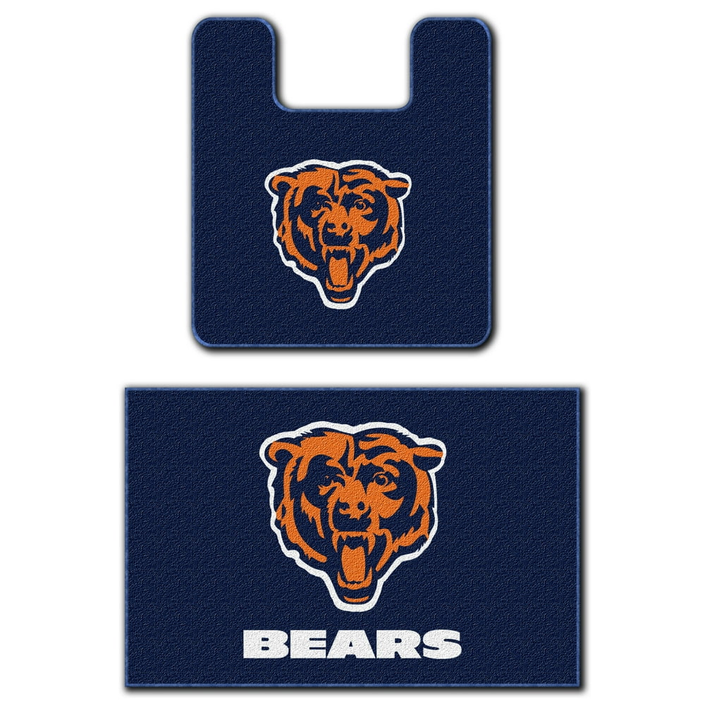 NFL Chicago Bears 2 Piece Bath Mat Set