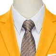 thumbnail image 3 of Savings Clearance gbyLJF Men's Blazer Single Breasted One Button Dress Slim Fit Suit Lightweight Sports Coat Formal Dress Daily Business Work Suit Jacket, 3 of 6