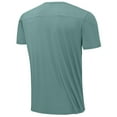 thumbnail image 4 of Fesfesfes T-Shirts for Men Summer Solid Color Tops Casual Loose Short Sleeve Shirts Casual Round Neck T-shirt, 4 of 6