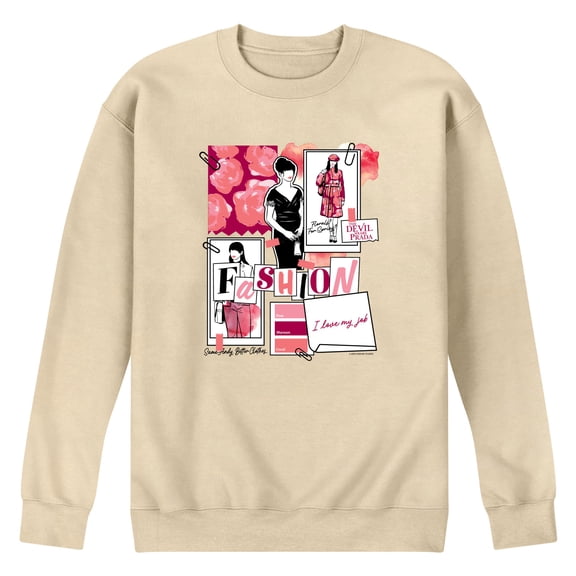 The Devil Wears Prada - Fashion Sketchbook - Men's Crew Fleece Sweatshirt