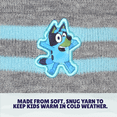 thumbnail image 4 of Bluey Striped Big Kids Knit Hat and Gloves Set BLU405, 4 of 7