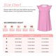 thumbnail image 3 of Fotbe Pink Vestido de Dormir para Niñas de 3 a 10 Años, Mangas Cortas, Estilo Princesa, Pijama Camisón con Mangas Voladas-Medium, 3 of 6