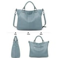 thumbnail image 6 of Kattee Women's Soft Leather Tote Bag, Top Satchel Purses and Handbags, 6 of 7