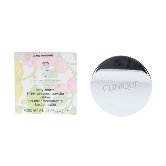 Clinique Stay-Matte Sheer Pressed Powder, No. 02 Stay Neutral, 0.27 oz