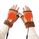 thumbnail image 1 of Usb Para Hombres Y Mujeres, Guantes Cálidos De Invierno Para Ordenador Portátil, Guantes Calefactables Sin Dedos Con Forro Polar, Calentador De Manos, Diseño Lavable Minnieouse HA046739-04, 1 of 6