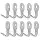 thumbnail image 2 of 20pcs ganchos de doble capa de servicio pesado pared montada con tornillos ganchos colgantes para colgar para bufanda Toalla de toalla de toalla de toalla, 2 of 8