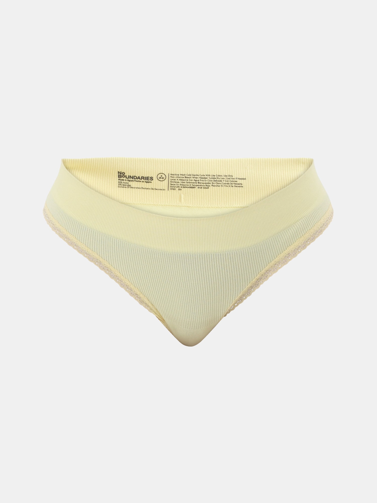 No Boundaries Women's Seamless Thong Panties, Women's