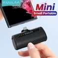 thumbnail image 2 of XBMego Mini Power Bank 4500mAh - Portable Charger for iPhone 15/14/13/12 Pro Max & for Samsung/For Xiaomi - External Battery PowerBank (Type-C White), 2 of 7