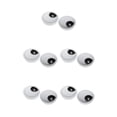 thumbnail image 2 of Thinsony 2Pcs 60mm Ordinateur Table de Bureau Cache Passe-Fils Trou de Câble Argent 5Set, 2 of 6