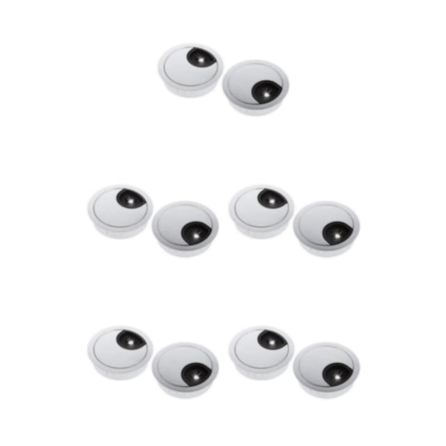 Guardoinrt 2Pcs 60mm Desk Table Grommet Cable Port Wire Hole Cover Efficient Cable Management Silver 5Set