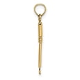 thumbnail image 2 of Diamond2Deal 14K Yellow Gold 3-D Weeding Garden Tool Pendant for Women (L- 0.82 in, W- 0.08 in), 2 of 4