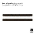 thumbnail image 3 of Umbra Flip Wall Mounted Coat Rack,Black/Walnut, 3 of 5