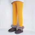 thumbnail image 3 of Zecgelong Girls' Lined Leggings Winter Cotton Thick Stretchy Pants Size 3-4 Years, 3 of 5