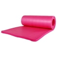 thumbnail image 6 of Yoga Mat 71x24 Inch with Knee Pad - Extra Thick 1" Non-Slip Exercise Mat for Home, Gym & Studio - Includes Carrying Strap & Cushion - Workout Fitness Accessories, 6 of 9