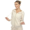 thumbnail image 4 of White Mark Women's 2 Piece Velour Tracksuit Set, 4 of 6