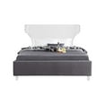 thumbnail image 7 of Meridian Furniture Ghost Gray Velvet Queen Bed, 7 of 7