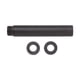 thumbnail image 1 of Tubo de extensión de baño moderno para un brazo de ducha de acero inoxidable negro elegante y de lujo, 1 of 8
