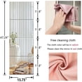 thumbnail image 3 of 4pcs Full Length Wall Mirrors, Floor Mirrors for Walls Acrylic Plexiglass Body Mirror Wall-Mounted Frameless Wardrobe Door Large Long Mirror Home Workout Gym Mirror Dorm Tile Self Adhesive, 3 of 5