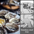 thumbnail image 2 of MLINS Stainless Steel Oyster Serving Tray with Clip and Fork for Baking Oysters and Scallops 1 Set, 2 of 6