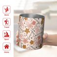 thumbnail image 5 of 12oz Coffee Tumblers Breast Cancer Awareness Pink Ribbon Floral Pattern Stainless Steel Vacuum Insulated Travel Tumbler Coffee Cups Mug with Lid and Straw with Cleaning Brush for Cold & Hot Drinks, 5 of 5