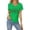 Green, variant on Womens Summer Tops Women's Casual Valentine's Heart Print Letter Round Neck Short Sleeve T Shirt for Women–Classic Everyday Tee Light Green S