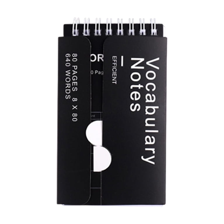 Portable Vocabulary Notebook - 80 Sheet Twin-Ring Binding Language