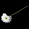 thumbnail image 5 of 5pcs flor artificial de la margarita del gerbera para la decoración del hogar de la boda (blanco), 5 of 5