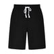 thumbnail image 5 of Puntoco Pantalones Cortos Deportivos Sueltos De Algodón Para Hombres Pantalones De Tres Cuartos Pantalones Cortos Casuales Con Cordón Pantalones Cortos Para Hombres Negro Xl,Pantalones Cortos Hombre, 5 of 5