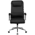thumbnail image 7 of Flash Furniture High Back Designer Black LeatherSoft Smooth Upholstered Executive Swivel Office Chair with Chrome Base and Arms, 7 of 7