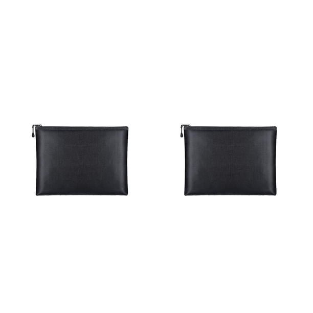 Eigraketly Bolsa para documentos ignífuga con cremallera Resistente a altas temperaturas Almacenamiento seguro para oficina Soporte de gran capacidad Type2 NO2 Eigraketly CBP445889